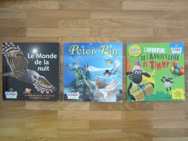 Petits livres McDonald's Happy readers (Fr. 1.50/pce)
