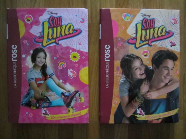 Lot de 2 livres "Soy Luna" La bibliothèque rose (bon état)