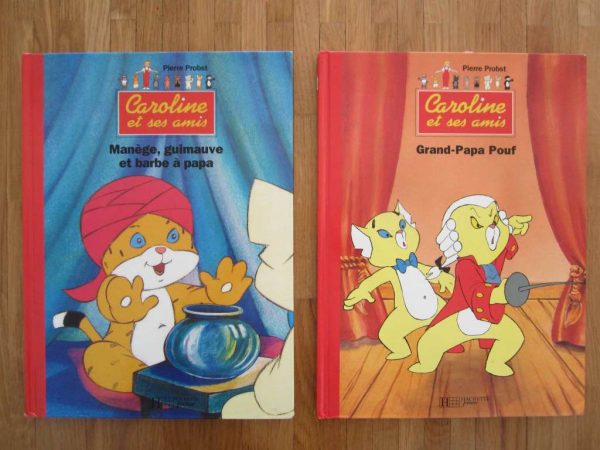 Livres grand format (1994 et 1995) "Caroline et ses amis"