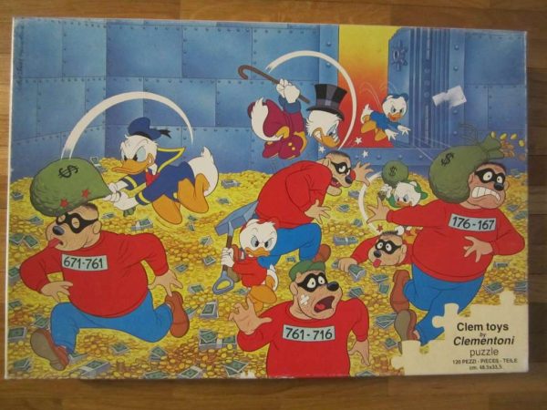 Walt Disney paperi - Puzzle vintage 120 pièces "Les Rapetou"