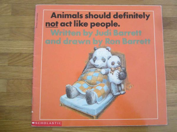 Animals should definitely not act like people