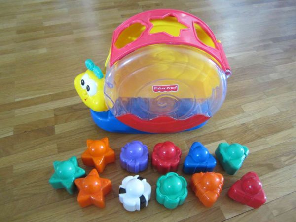 Escargot musical animablocs Fisher Price avec 11 pièces