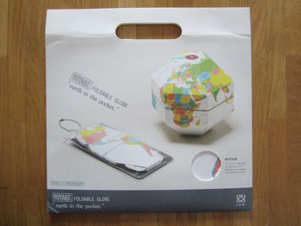 Voyage foldable globe "earth in the pocket" neuf