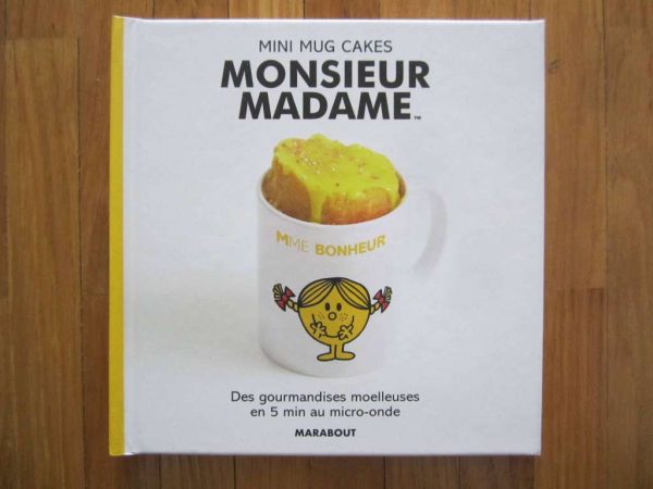 Petit livre "Mini mug cakes Monsieur Madame" (bon état)