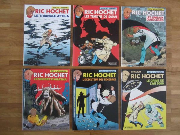 6 BD Ric Hochet, CHF 12 la BD