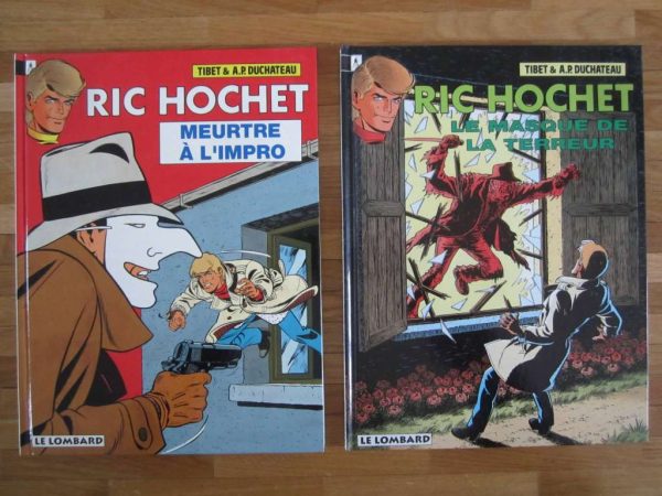 2 BD Ric Hochet, Editions Le Lombard, CHF 12 la BD