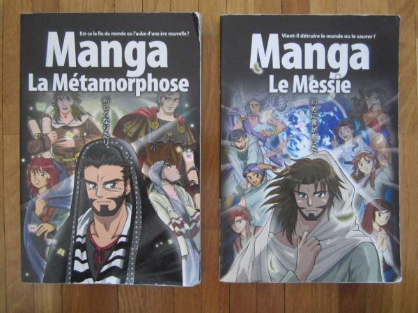 Lot de 2 Livres/BD chrétiennes : Manga (d'occasion)