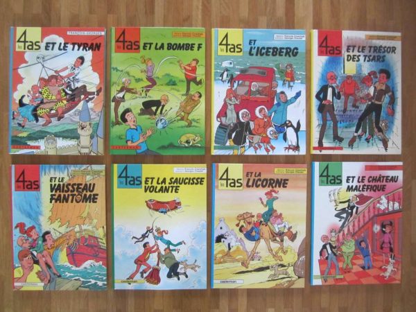 BD Les 4As, anciennes éditions, F. Craenhals, G. Chaulet
