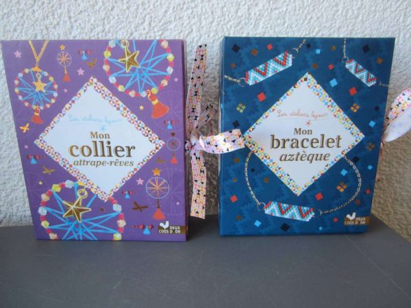 Lot de 2 petits coffrets : Les ateliers bijoux (NEUFS)