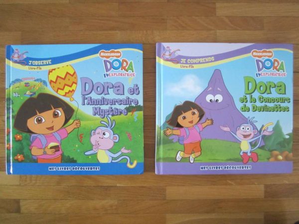 2 livres-Fils Dora l'exploratrice CHF 5.-/pce