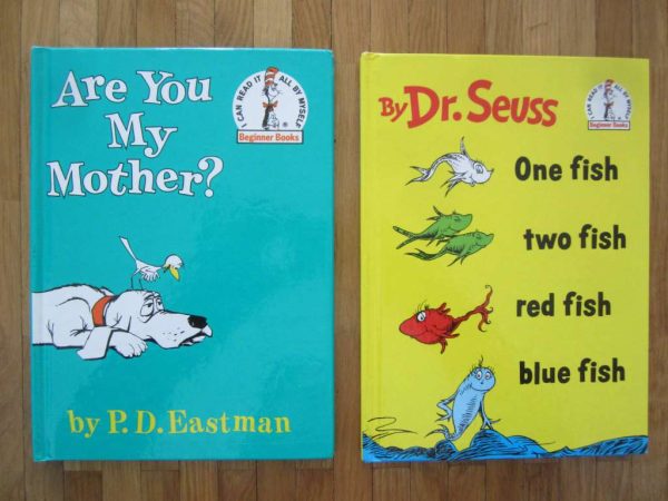 Lot de 2 livres en anglais Beginner Books (1988)