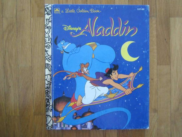 Livre en anglais - A Little Golden Book : Disney's Aladdin
