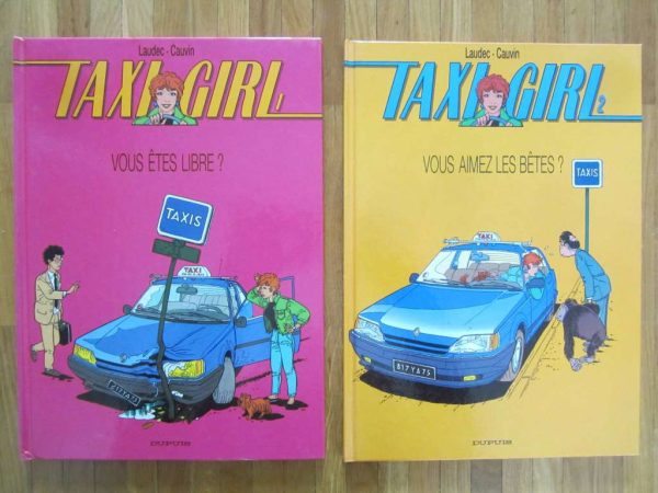 Lot de 2 BD Taxi Girl Tomes 1 et 2, en bon état