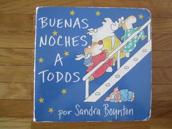 Livre cartonné en espagnol : Buenas noches a todos
