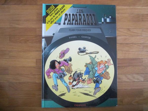 BD Les paparazzi T.1 Flash tous risques (Dupuis, 1996)