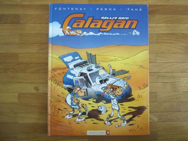 BD Rallye raid, Calagan, Editions Vents d'Ouest 2000