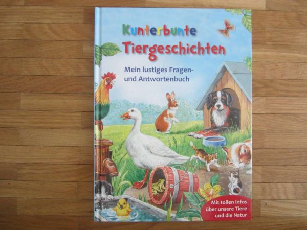Livre en allemand : Kunterbunte Tiergeschichten (bon état)