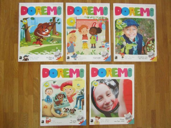 Lot de 5 mensuels DOREMI (pour les 4-6 ans)