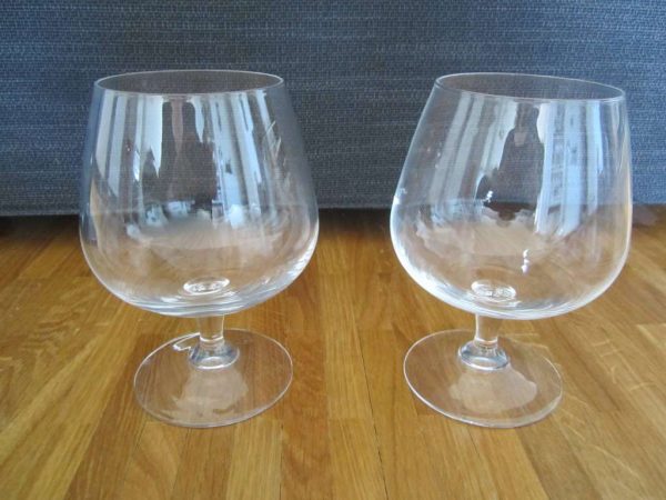 2 grands verres à vin rouge
