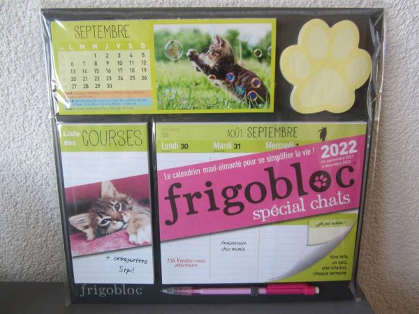 Frigobloc spécial chats 2022 (neuf, sous emballage)