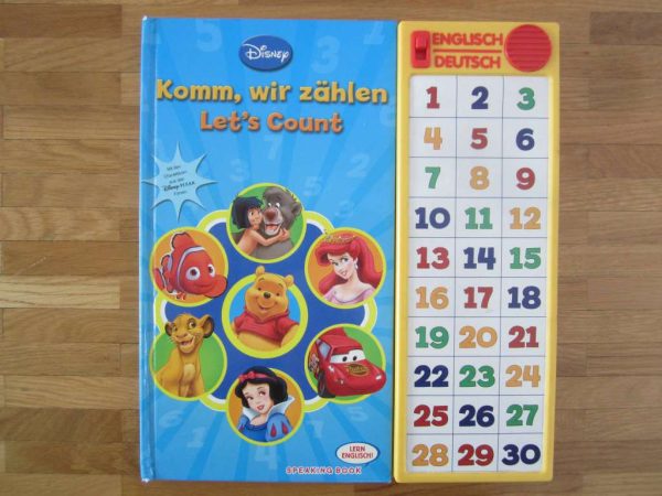 Disney Komm, Wir zählen, Let's Count (livre + boutons sons)