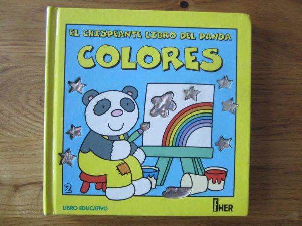Livre en espagnol : El chispeante libro del panda COLORES
