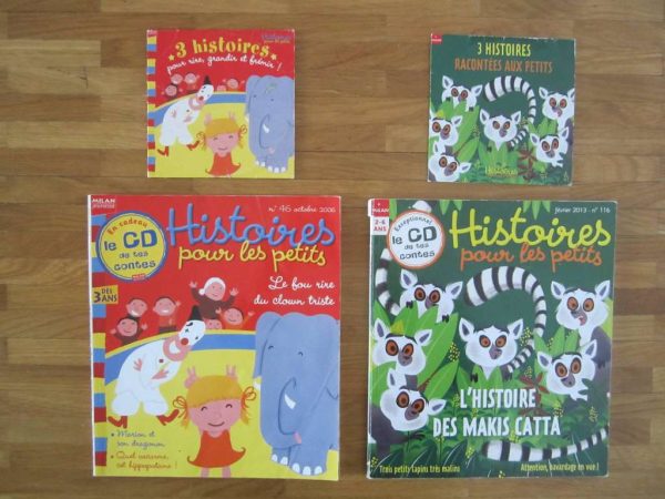 Lot de 2 mensuels "Histoires pour les petits" (d'occasion)