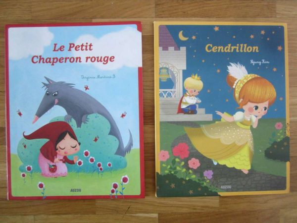 Lot de 2 livres Le Petit Chaperon rouge  & Cendrillon, AUZOU
