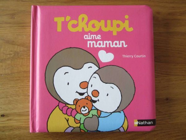 Livre cartonné : T'choupi aime maman (en bon état)