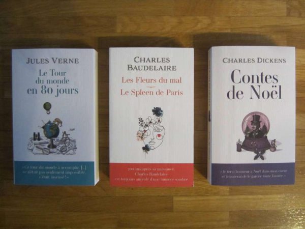 Jules Verne, Charles Baudelaire & Dickens (livres NEUFS)
