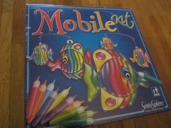 Kit créatif : Mobile Kit poissons, SentoSphère (4 +) NEUF