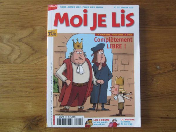 Moi je lis, janvier 2005, dès 7 ans, Milan jeunesse
