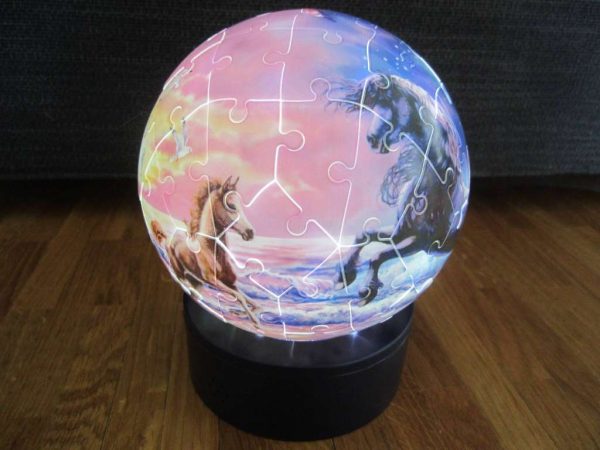 Veilleuse Puzzle 3D Ravensburger Chevaux : selon photos