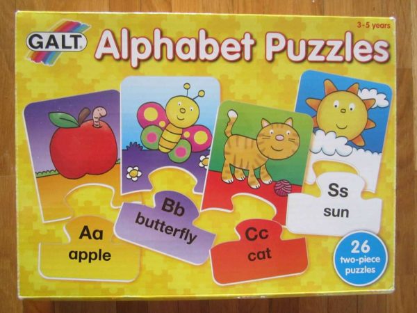 Alphabet Puzzles (anglais) 26 two-piece puzzles