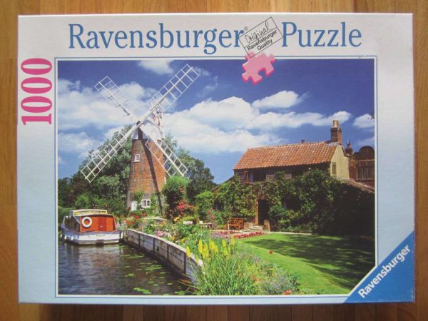 Puzzle Ravensburger 1000 pces : Moulin à vent pittoresque