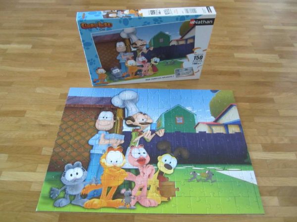 Puzzle Garfield & Cie, 150 pces, Nathan (manque 1 pièce !)
