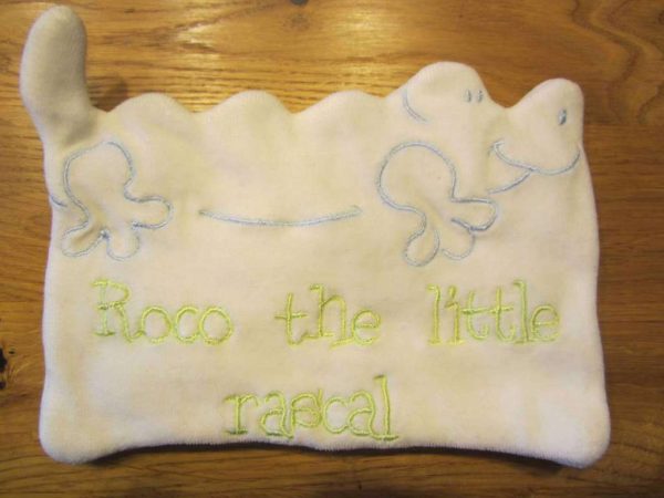 Doudou blanc "Roco the little rascal" (d'occasion)