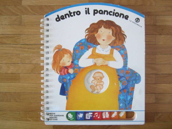 Livre cartonné en italien : dentro il pancione (d'occasion)