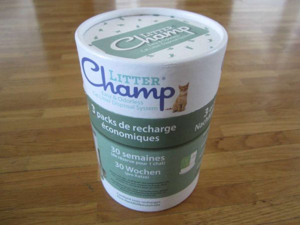 3 paks de recharges économiques Litter Champ