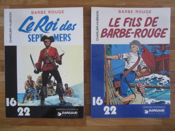 Lot de 2 BD 16/22 Barbe rouge - Charlier-Hubinon