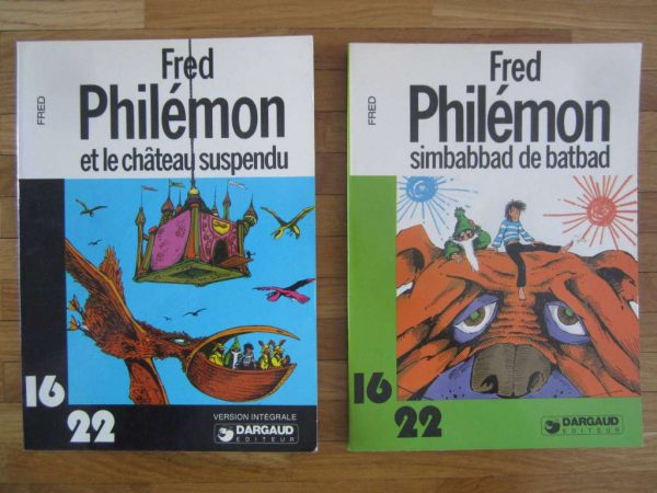 Lot de 2 BD 16/22 Philémon - Fred