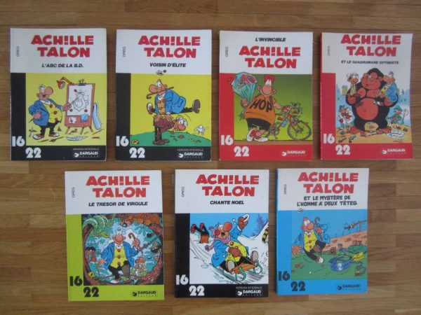 Lot de 7 BD 16/22 Achille Talon - Greg (1978-1981)