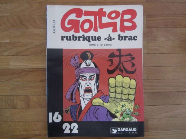 BD 16/22 Gotlib rubrique-à-brac, tome 3 (2e partie)