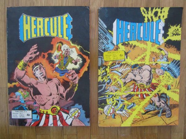 Lot de 2 trimestriels HERCULE, anciennes éditions 1977-78