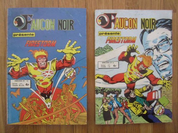 Lot de2 comics FAUCON NOIR, anciennes éditions 1978-79