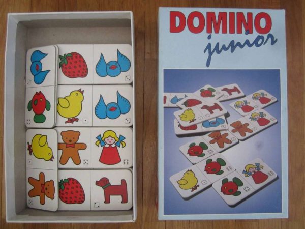 Domino junior, Schmidt, 28 pces, dès 3 ans (en bon état)