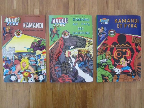 Lot de 3 Comics Année zéro, anciennes éditions 1979-80