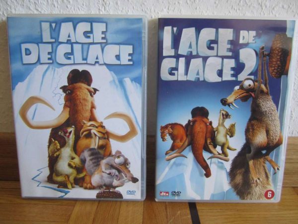 Lot de 2 DVD L'Âge de glace 1 et 2