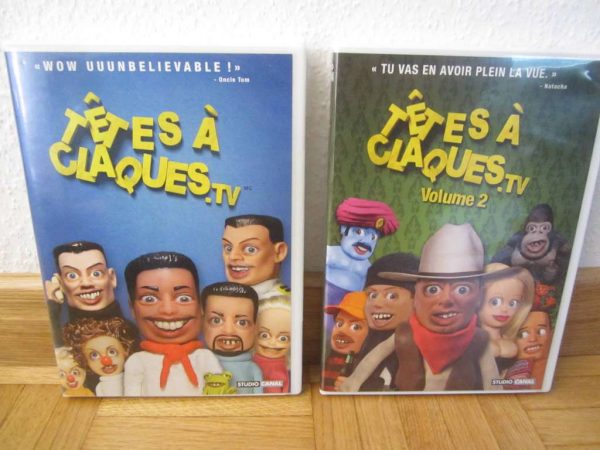 Lot de 2 DVD Têtes à claques .TV (volumes 1 et 2)