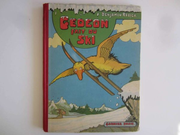 Gédéon fait du ski, Benjamin Rabier, ancienne édition 1938